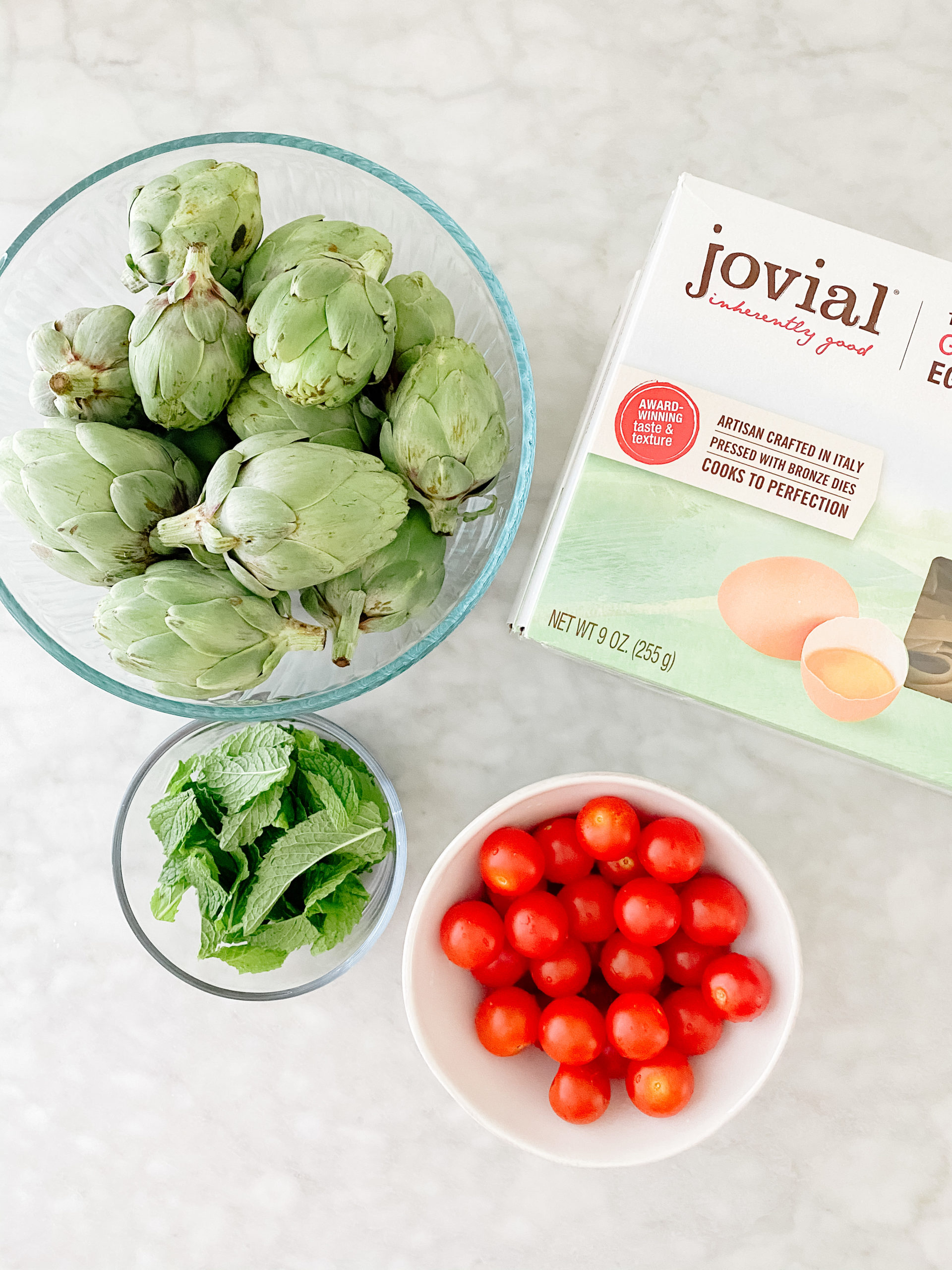 Summer Artichoke Gluten Free Tagliatelle